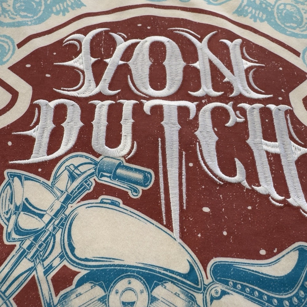 Von Dutch Men's Motorcycle Paint Shop‎ Graphic Short Sleeve T-Shirt Size Large - Picture 3 of 9